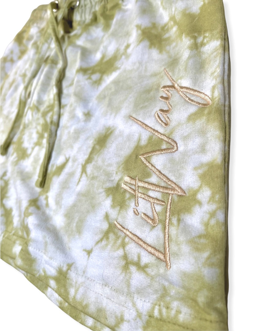 LitWay Tye Dye Sweat Shorts