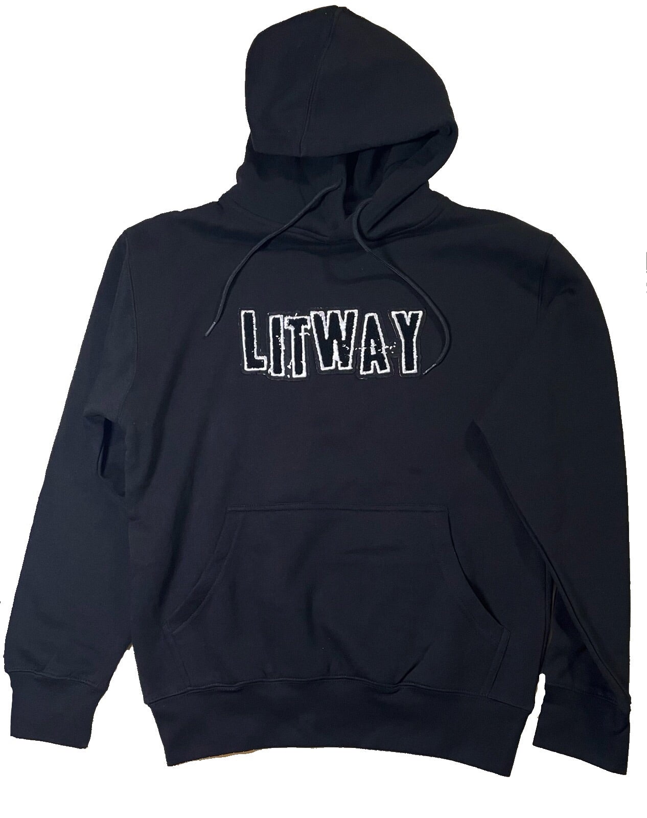 LitWay Patch Hoodie