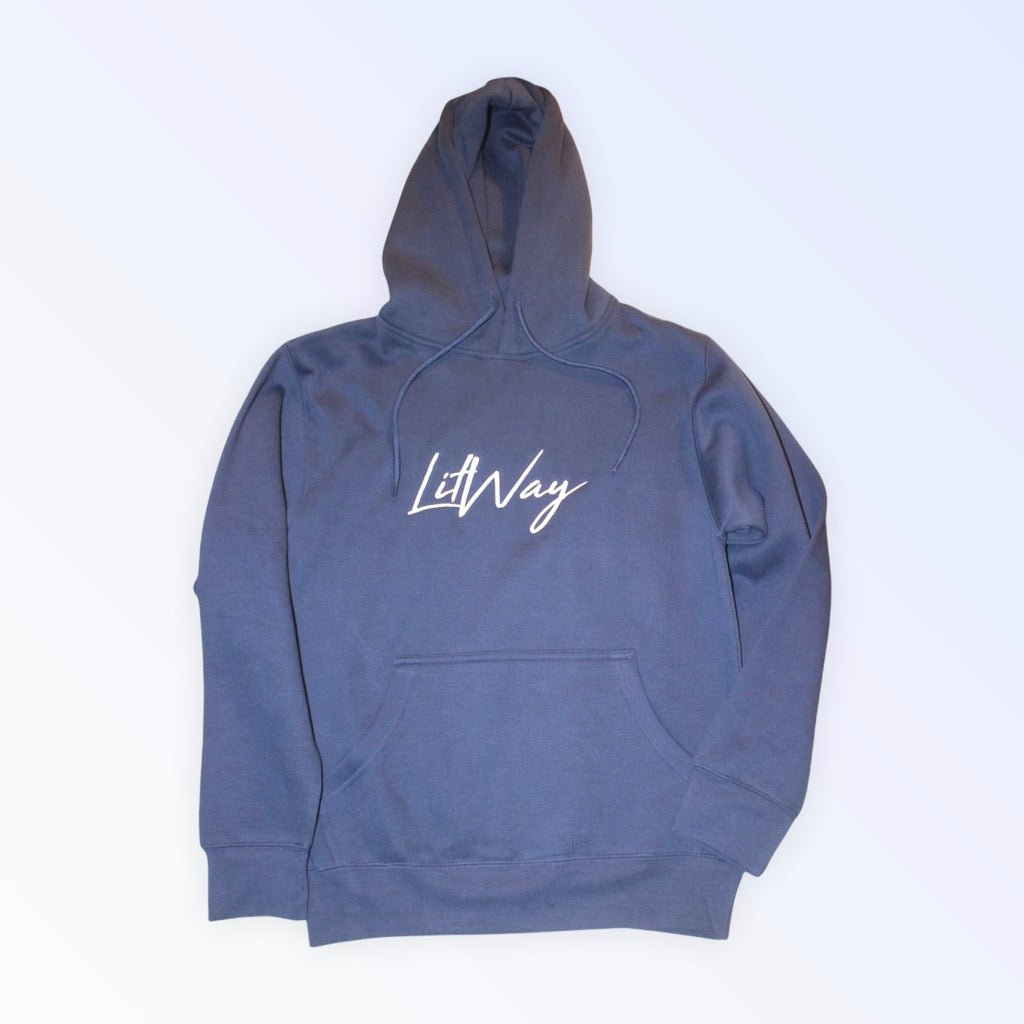 LitWay Script Premium Hoodie