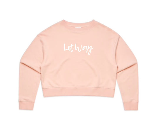 LitWay Crop Sweatshirt