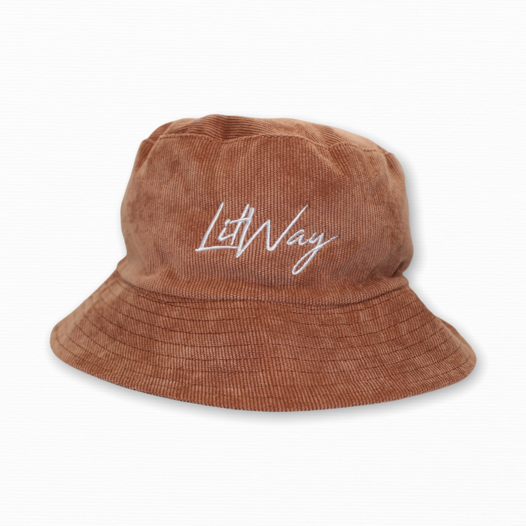 LitWay Corduroy Bucket